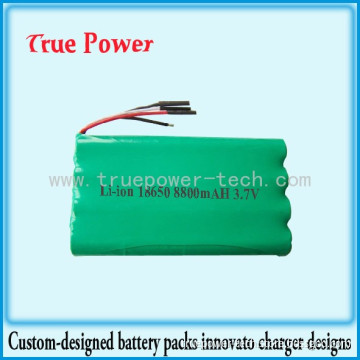 Li-ion Battery Packs 3.7V 8800mAh 18650